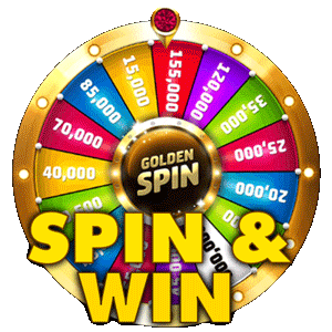 Golden Spin & Win wheel
