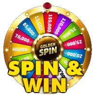 Golden Spin & Win wheel